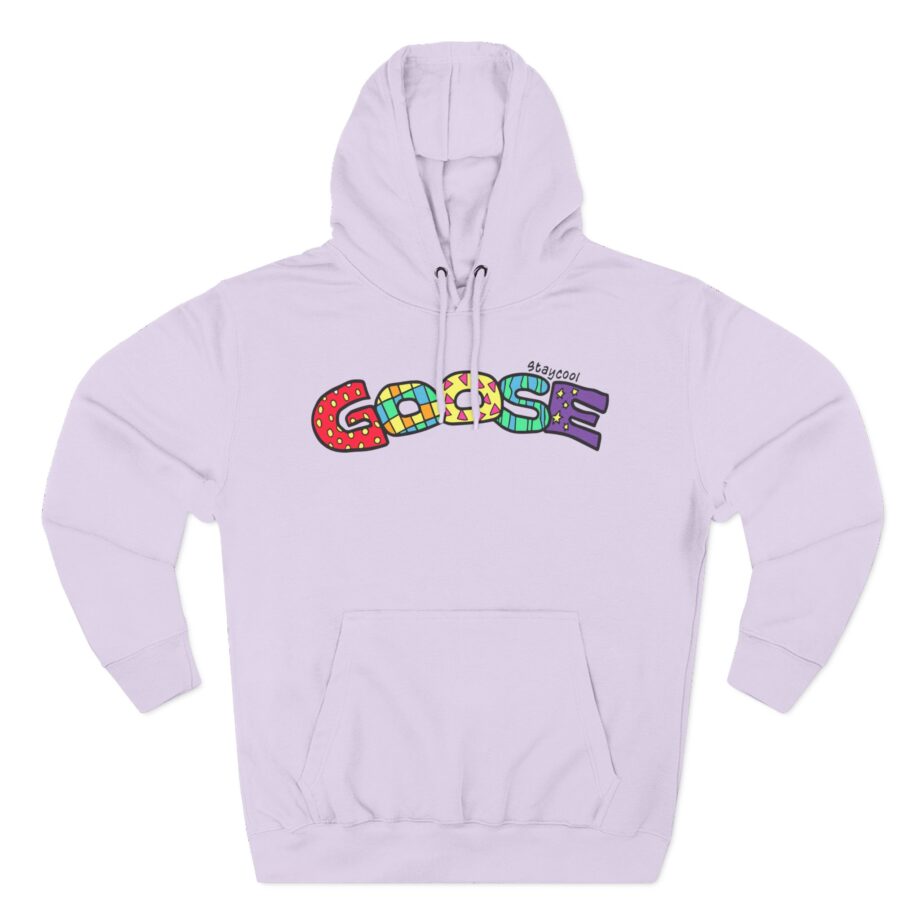 Goose x Staycool   Rainbow Three-Panel Fleece Hoodie