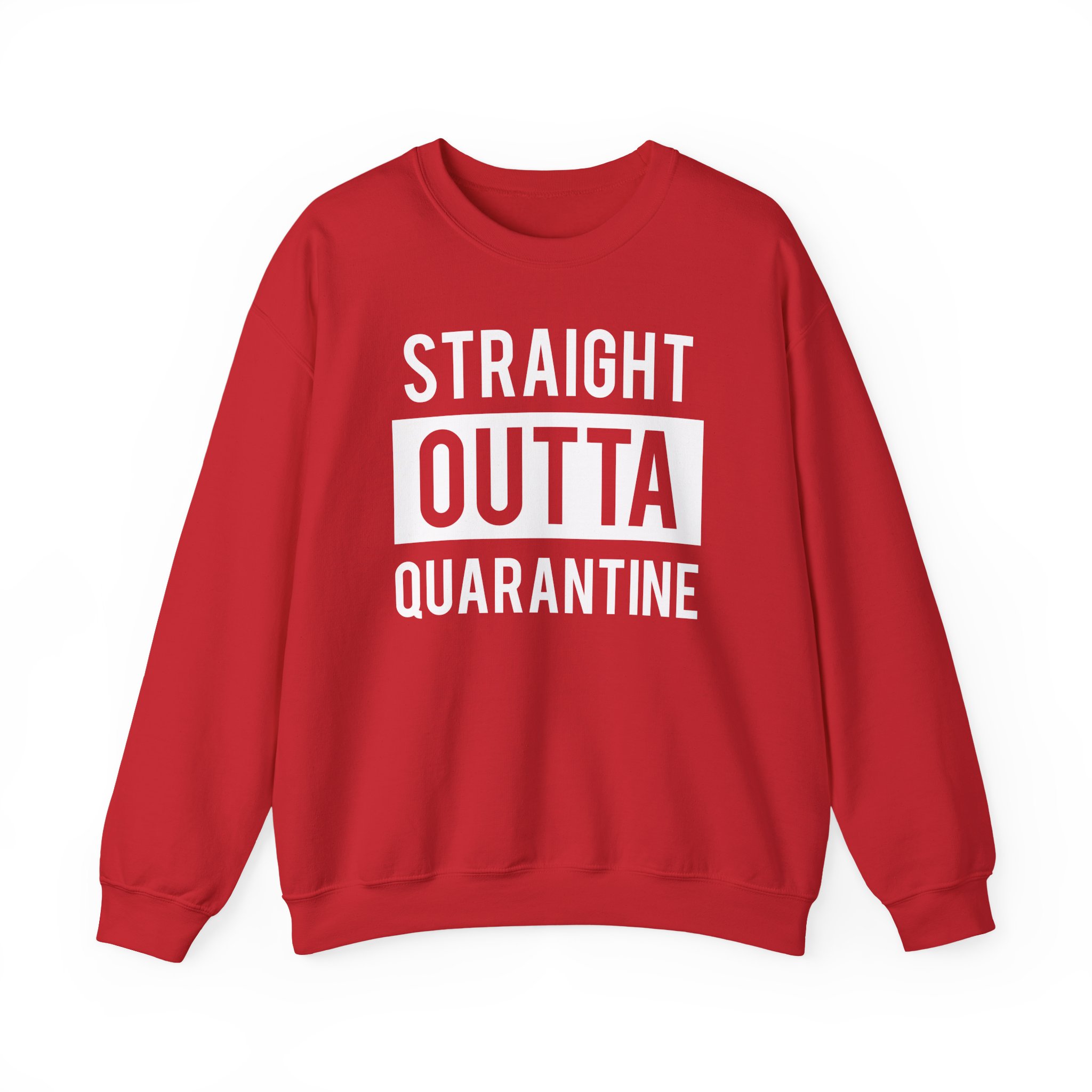 NWA Straight Outta Quarantine Unisex Heavy Blendâ„¢ Crewneck Sweatshirt