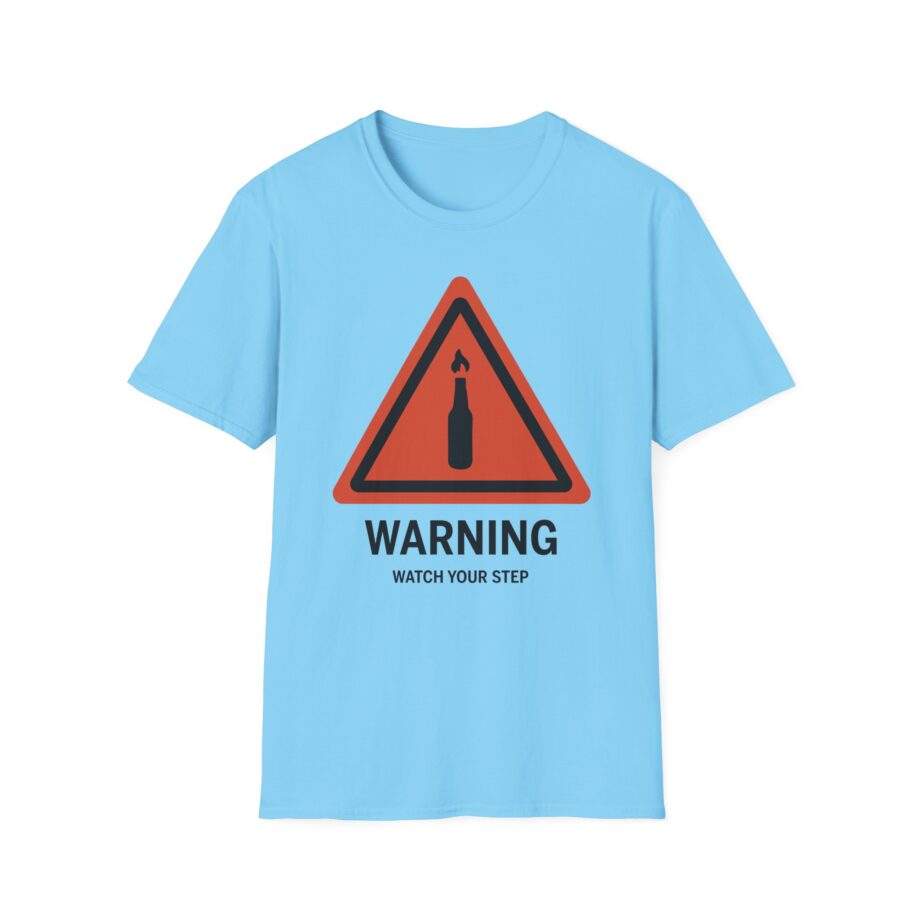 Summit1g Warning Watch Your Step Unisex Softstyle T-Shirt