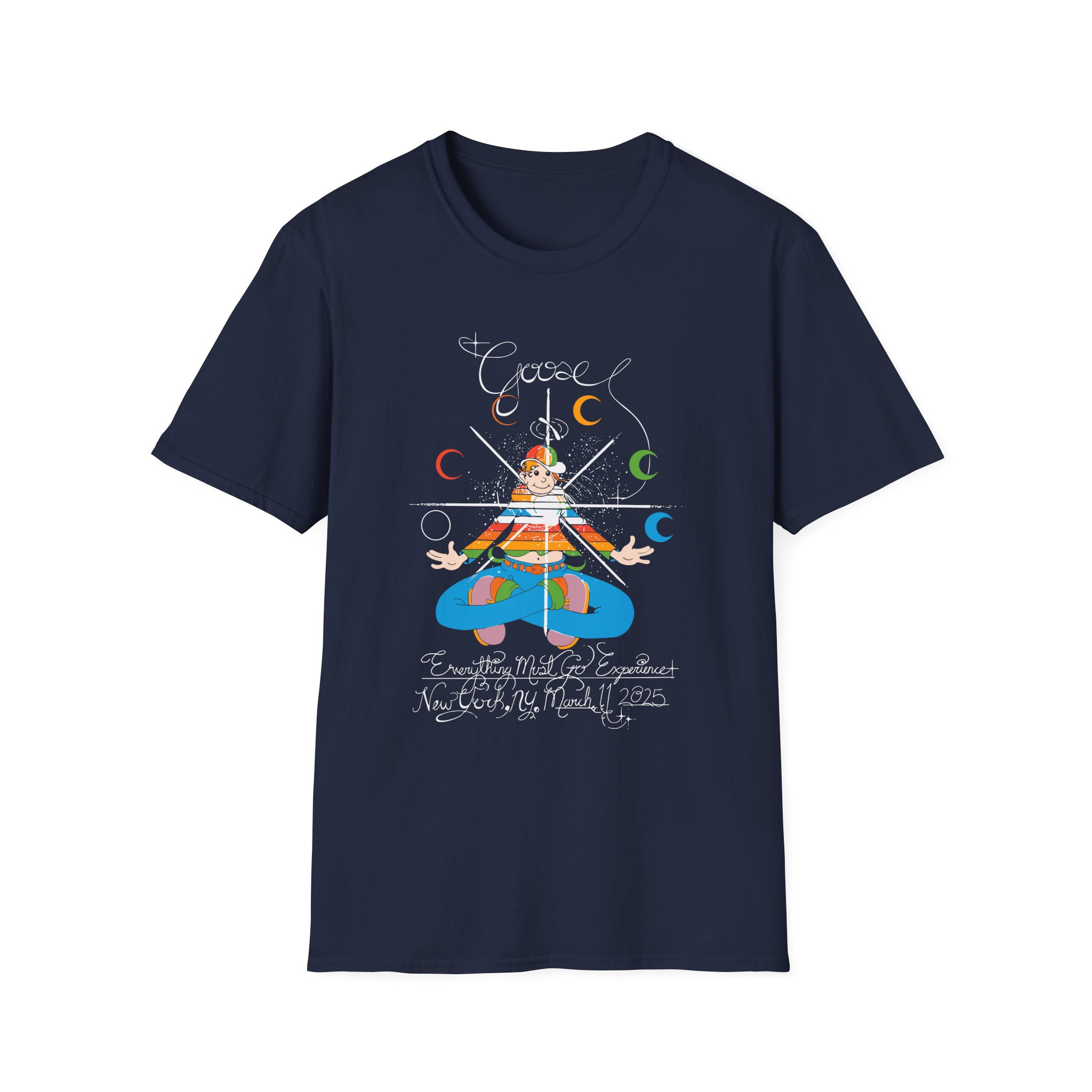 Goose Rainbow Kid EMG Experienc Unisex Softstyle T-Shirt