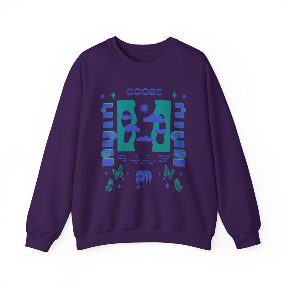 Goose Rosewood Unisex Heavy Blend™ Crewneck Sweatshirt