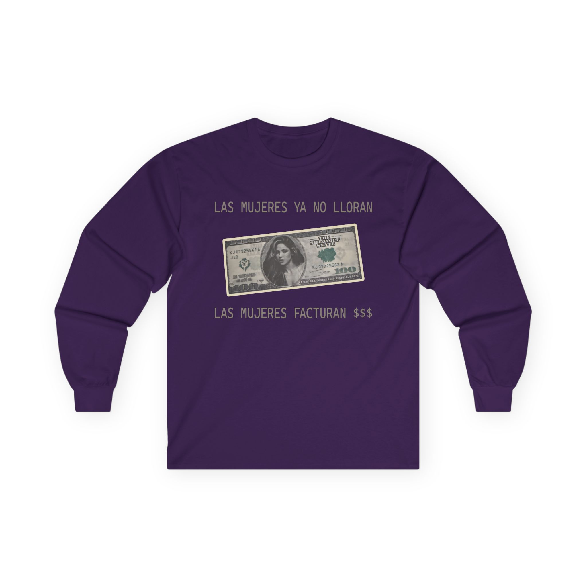 Shakira Dollar Bill Unisex Ultra Cotton Long Sleeve Tee