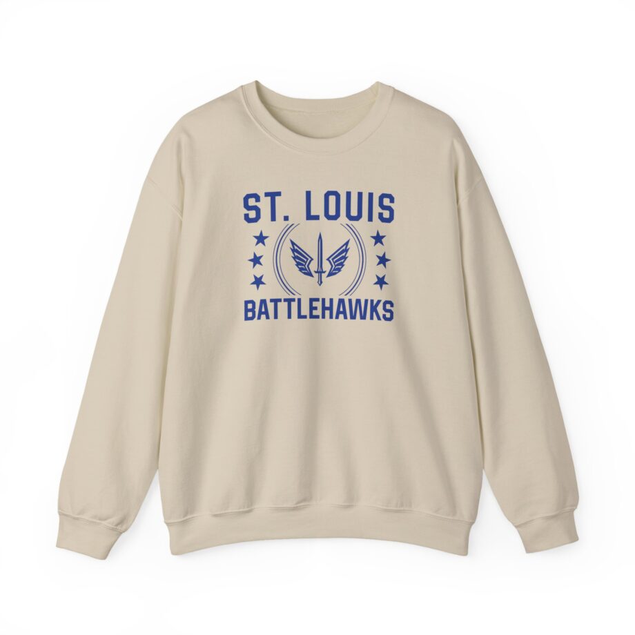 St. Louis Battlehawks Sportiqe Comfy Unisex Heavy Blend™ Crewneck Sweatshirt