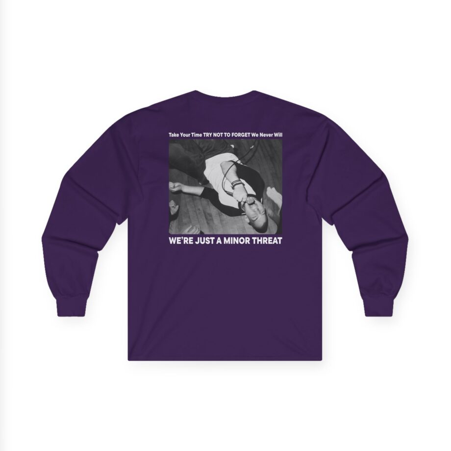 Minor Threat Just a Unisex Ultra Cotton Long Sleeve Tee