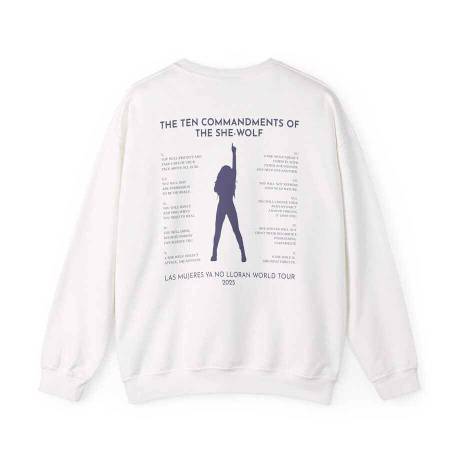 Shakira Commandments Unisex Heavy Blend™ Crewneck Sweatshirt