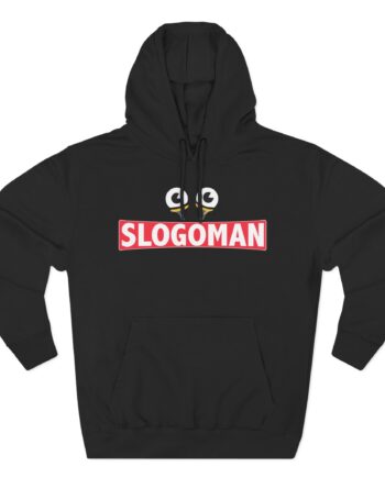 Slogoman Three-Panel Fleece Hoodie