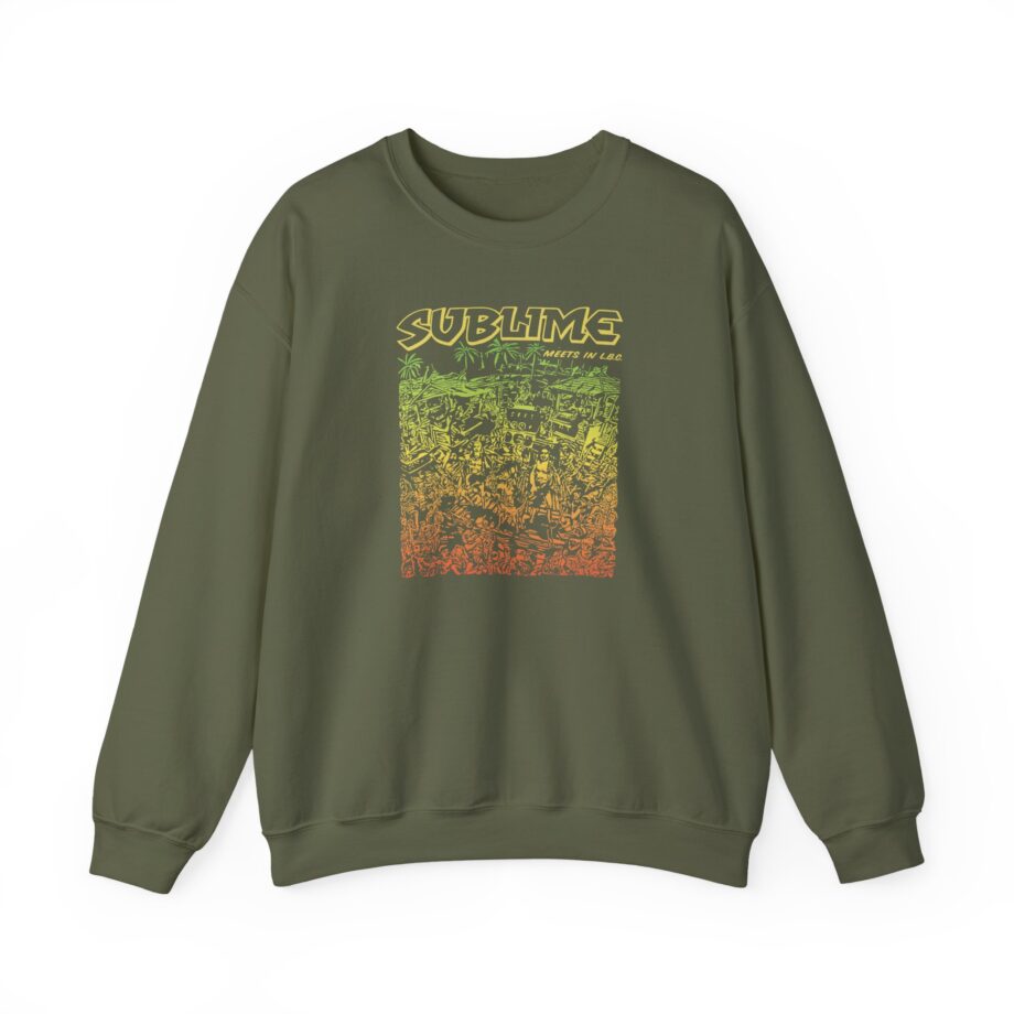 Sublime Dub Faded Unisex Heavy Blend™ Crewneck Sweatshirt