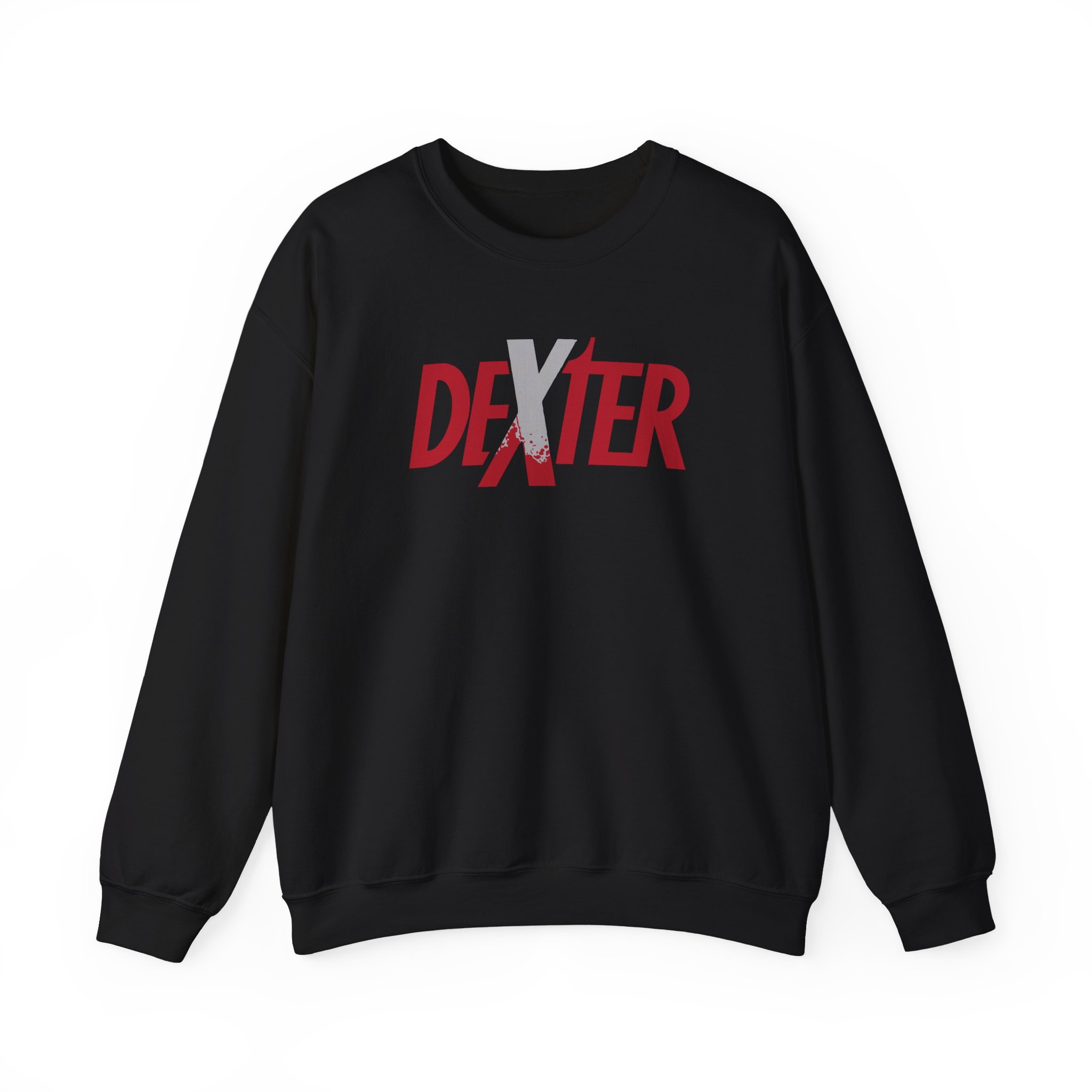 Dexter Spatter Logo Unisex Heavy Blendâ„¢ Crewneck Sweatshirt
