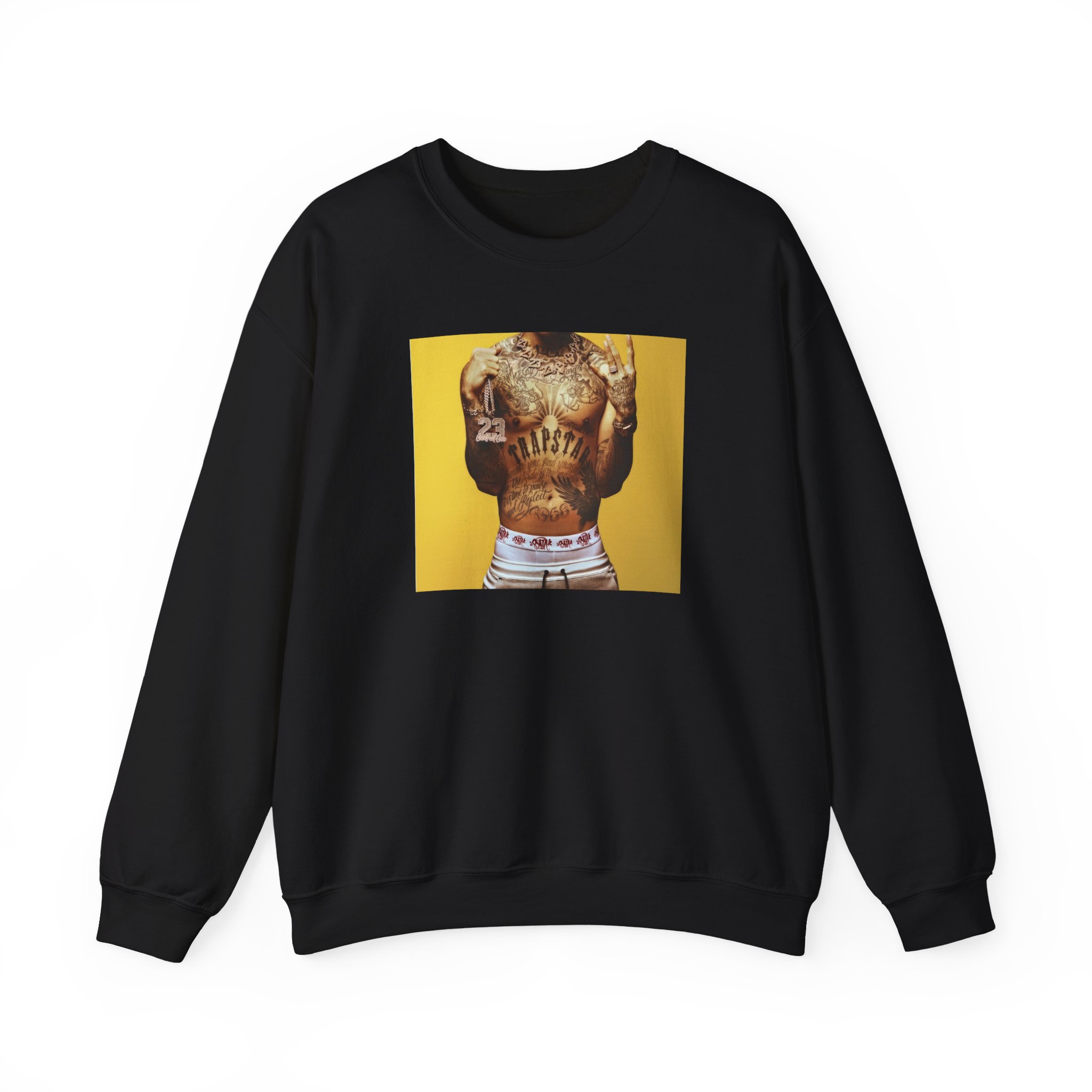 Central Cee UK Drill 23 Album Cover Unisex Heavy Blendâ„¢ Crewneck Sweatshirt