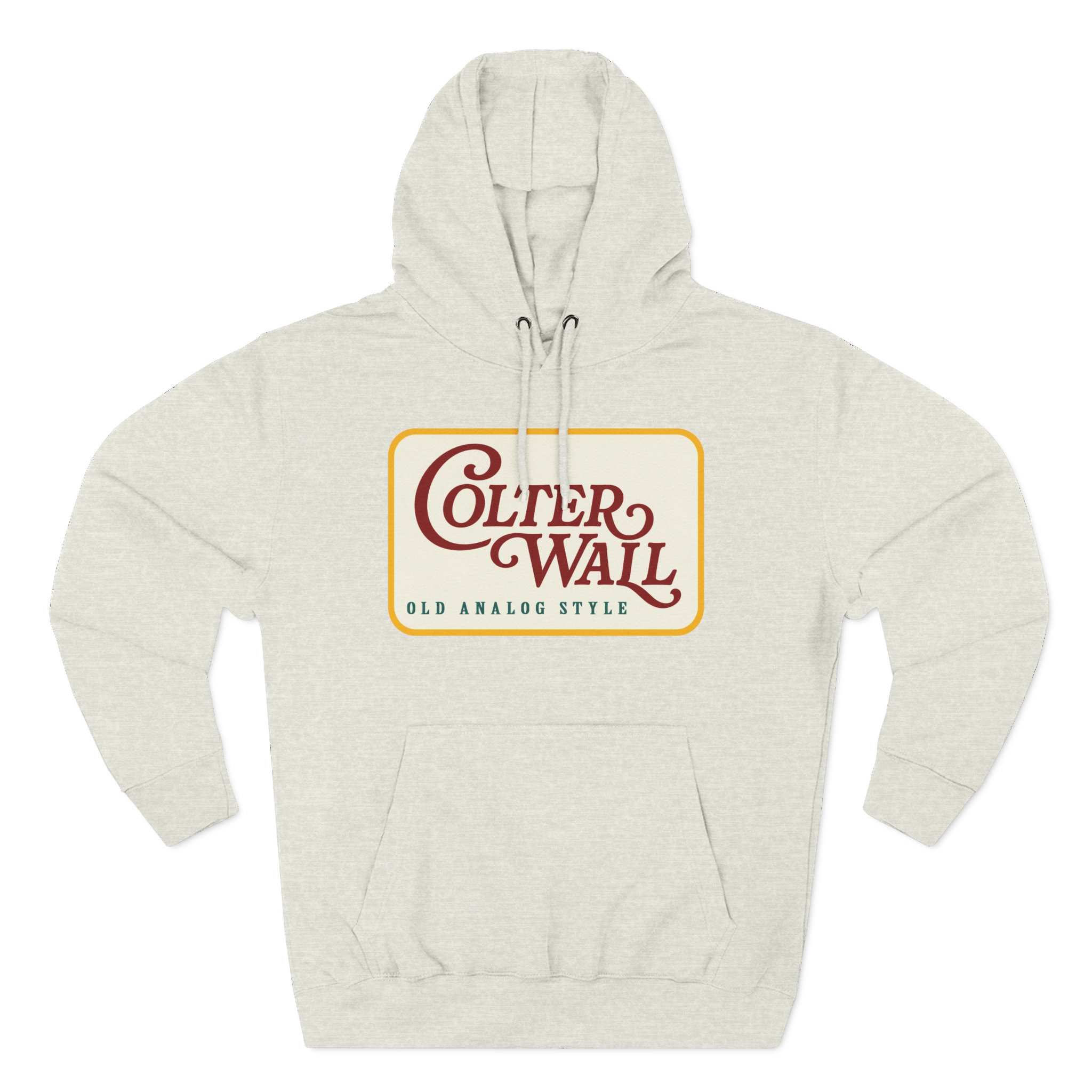 Colter Wall Old Analog Style Three-Panel Fleece Hoodie