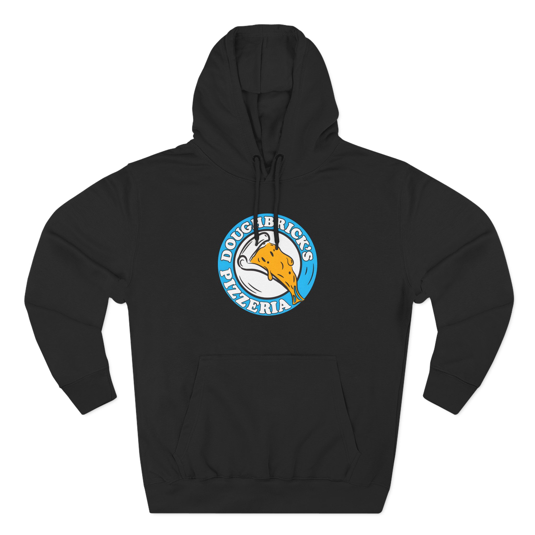 David Dobrik Doughbriks Pizza Three-Panel Fleece Hoodie