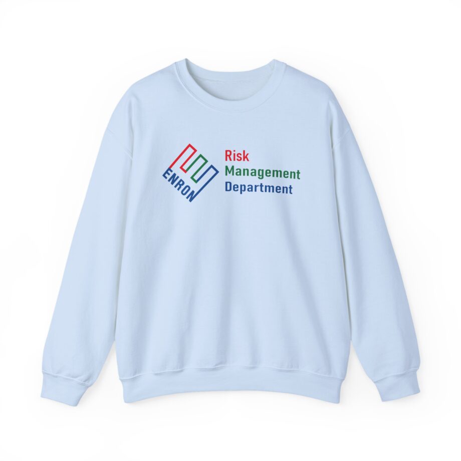 Atrioc Enron Risk Management Department Unisex Heavy Blend™ Crewneck Sweatshirt