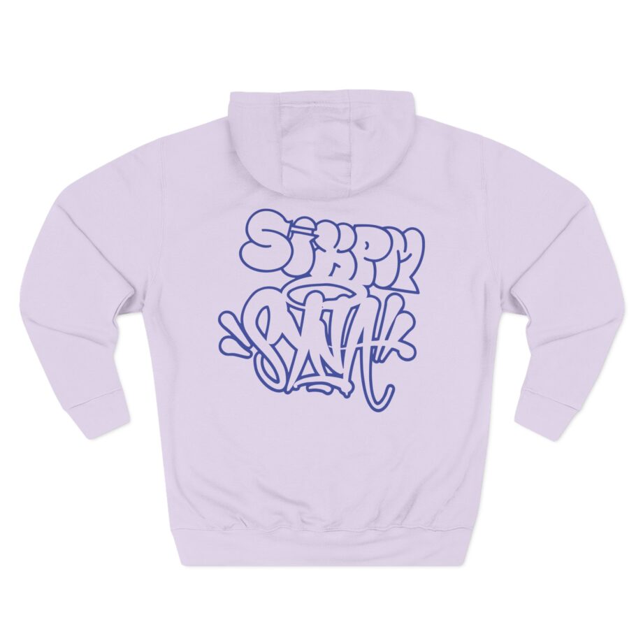central cee 6PM AND SYNA LEGENDARY LINK UP CAN'T RUSH GREATNESS Three-Panel Fleece Hoodie