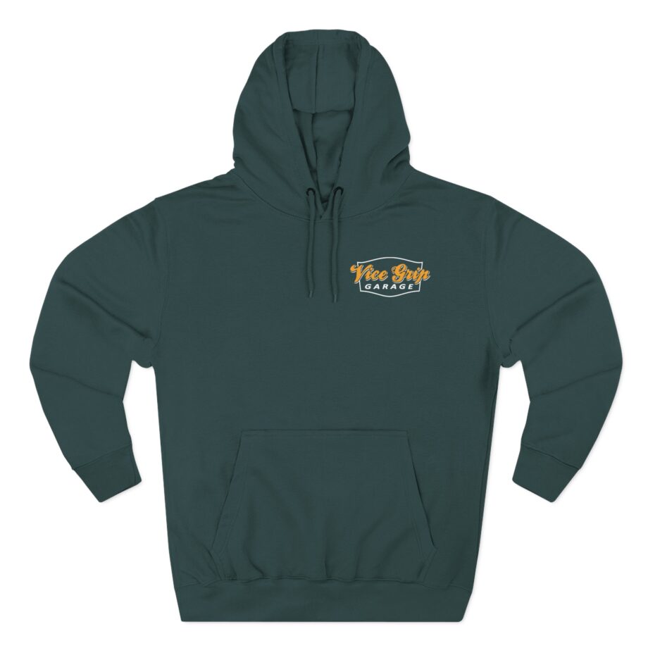 Vicegripgarage Engine Repair Three-Panel Fleece Hoodie