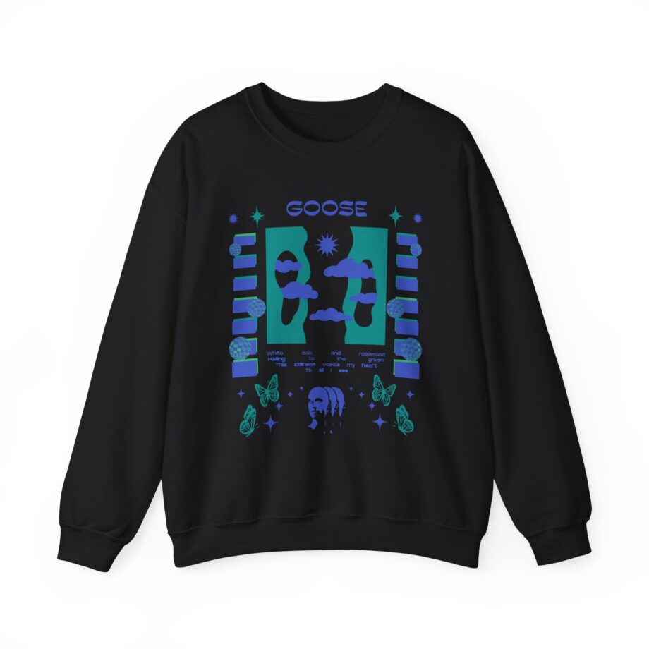 Goose Rosewood Unisex Heavy Blend™ Crewneck Sweatshirt