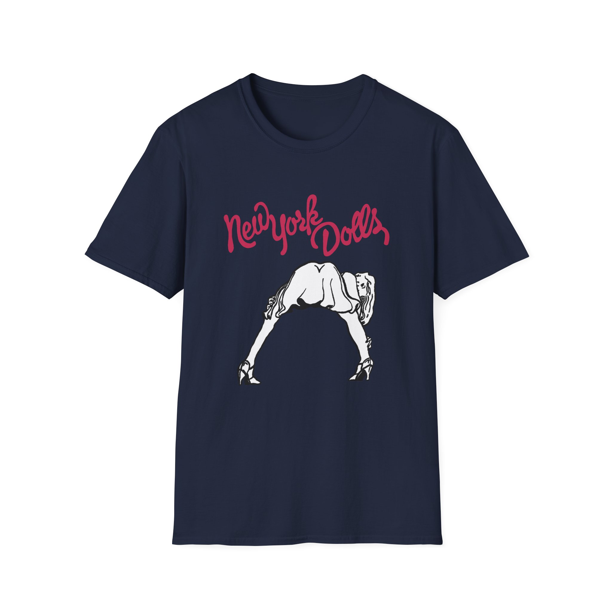 New York Dolls Lipstick Girl Unisex Softstyle T-Shirt
