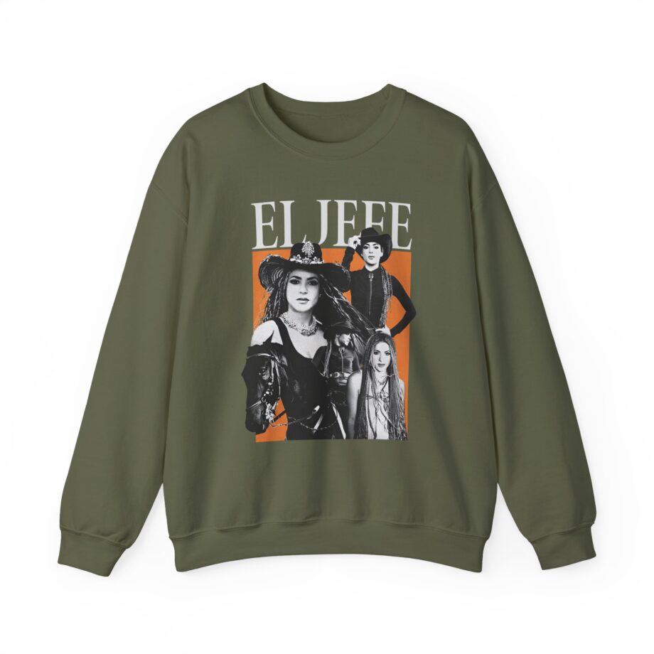 Shakira El Jefe Unisex Heavy Blend™ Crewneck Sweatshirt