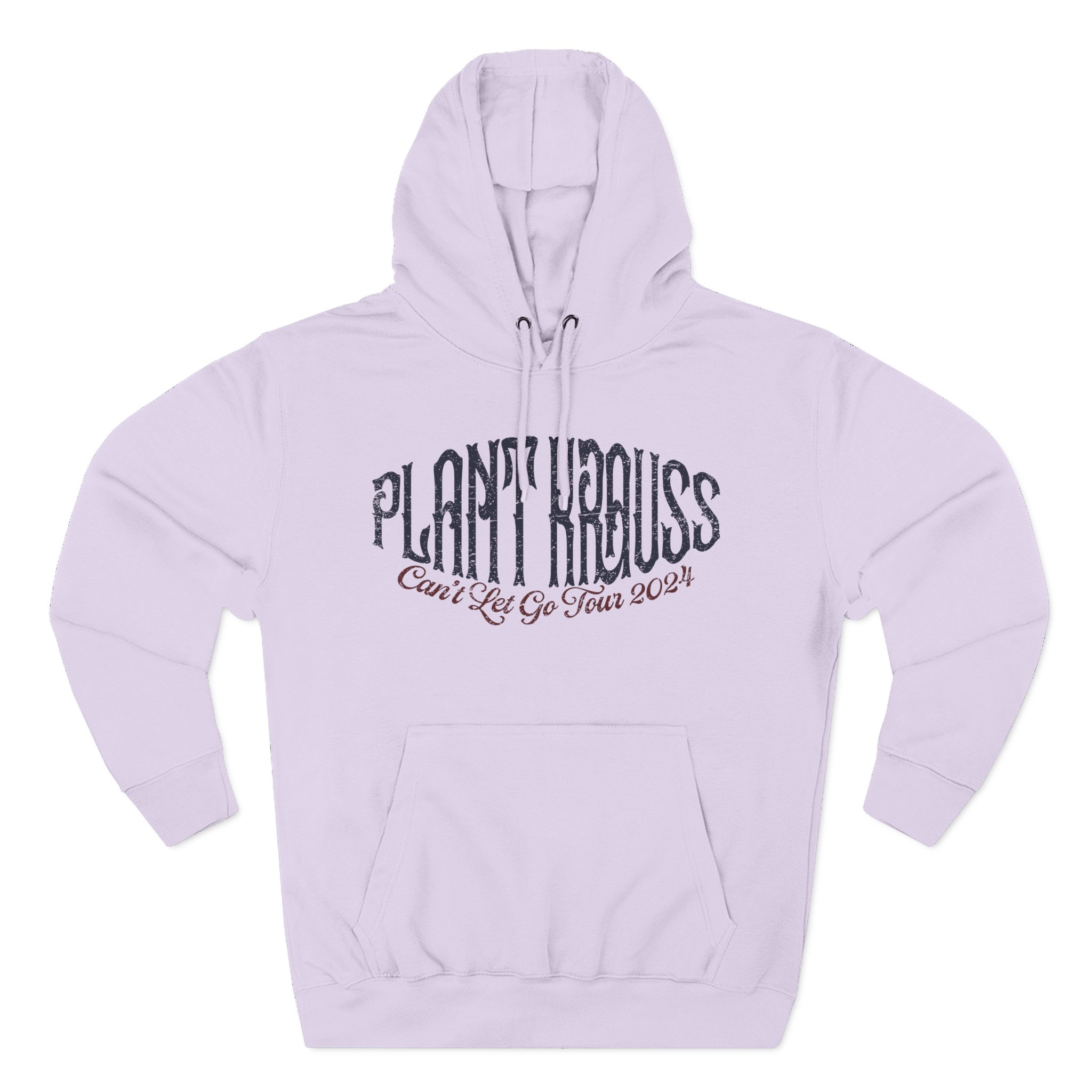 Robert Plant Inflated Type Three-Panel Fleece Hoodie