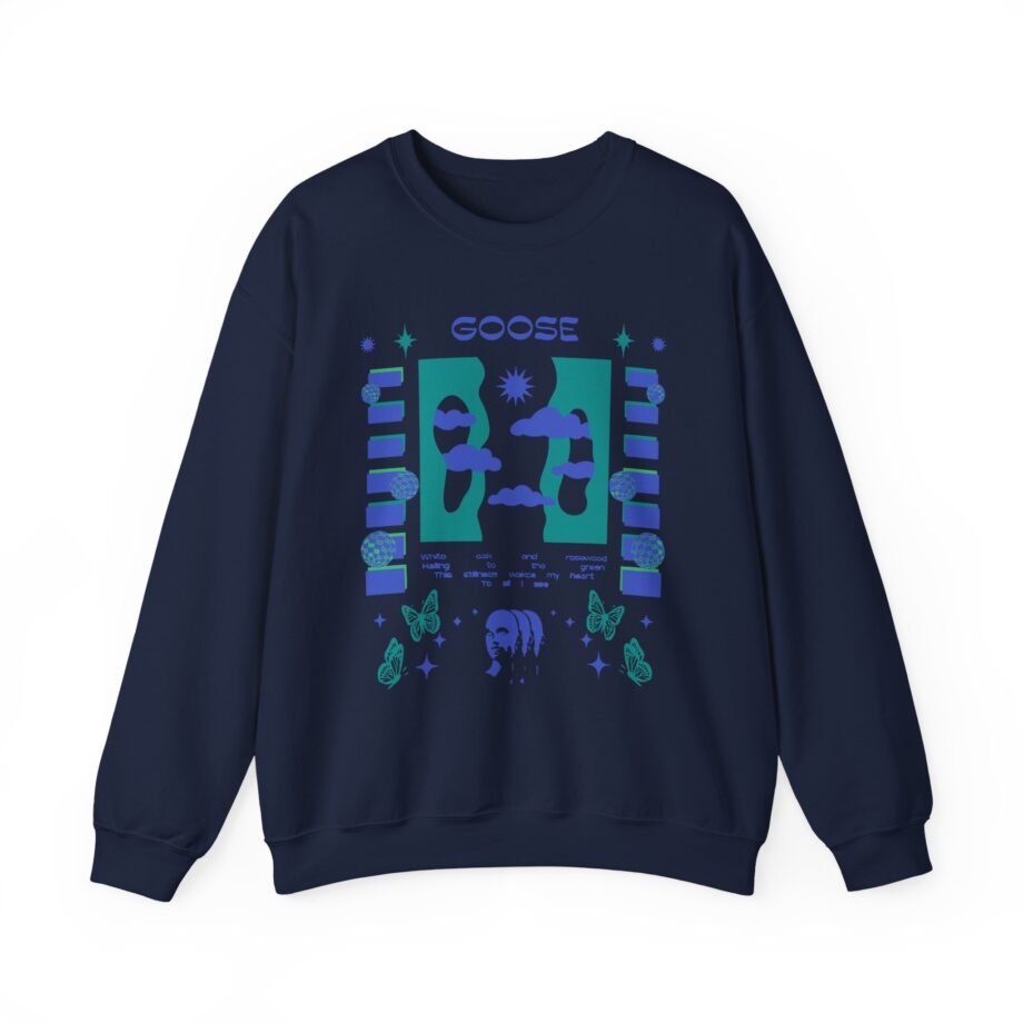 Goose Rosewood Unisex Heavy Blend™ Crewneck Sweatshirt