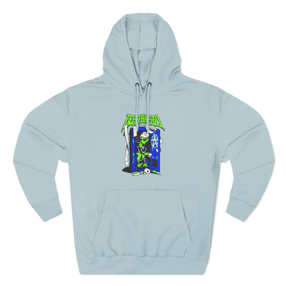 Zebrahead White ZH Coffee break Three-Panel Fleece Hoodie