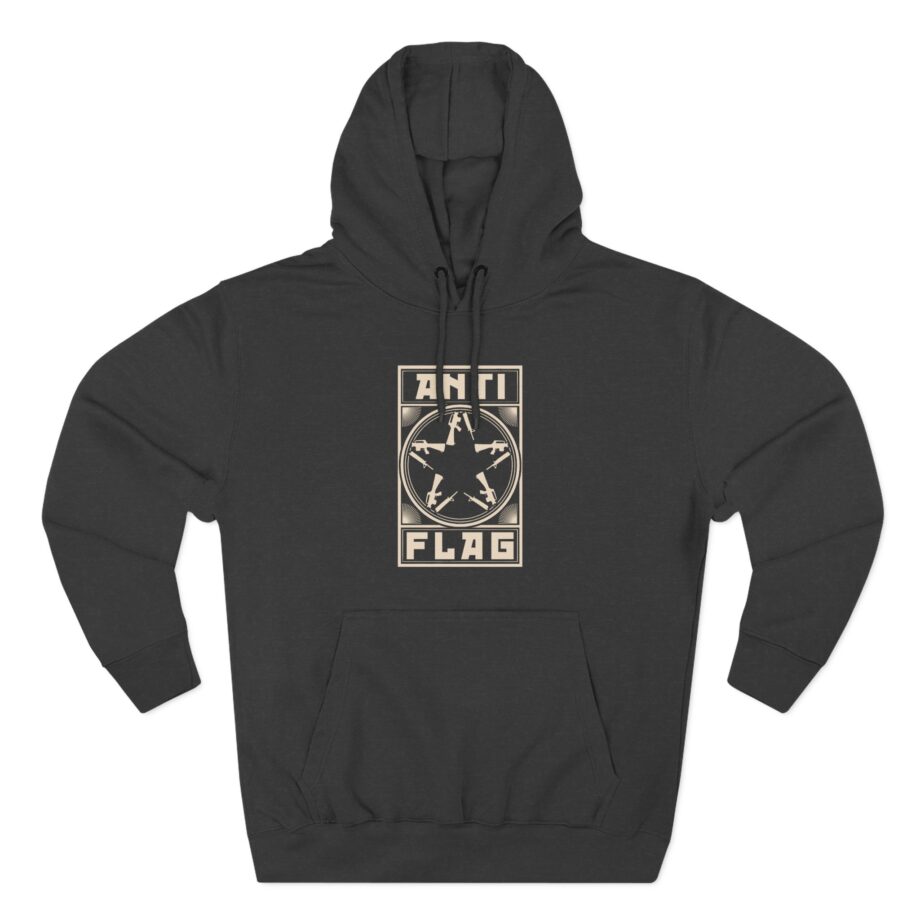Anti Flag Comrade Gunstar Three-Panel Fleece Hoodie