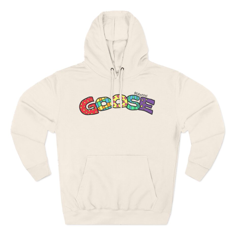 Goose x Staycool   Rainbow Three-Panel Fleece Hoodie