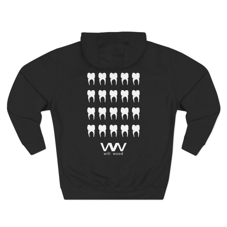 Will Wood Host Skull Three-Panel Fleece Hoodie
