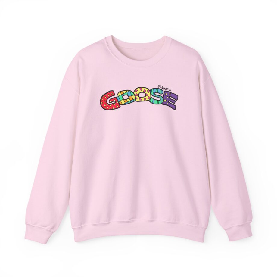 Goose x Staycool   Rainbow Unisex Heavy Blend™ Crewneck Sweatshirt