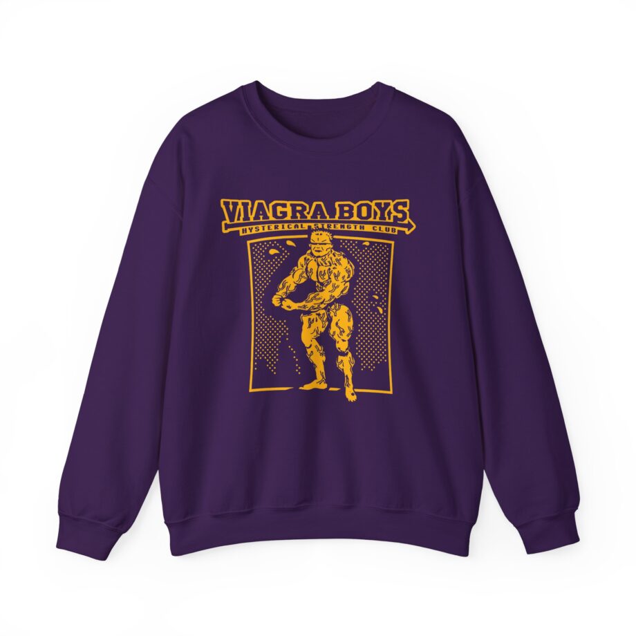 Viagra Boys Hysterical Strength Club Unisex Heavy Blend™ Crewneck Sweatshirt