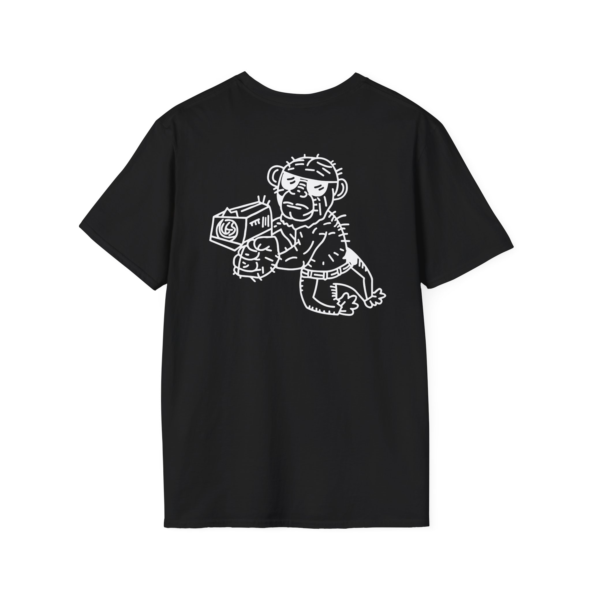 Spoonkid Detective Monke Unisex Softstyle T-Shirt
