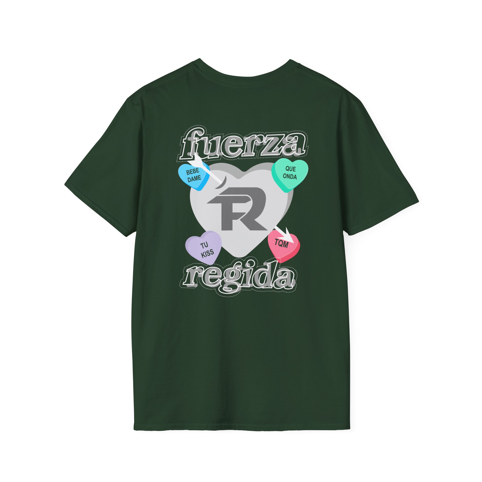 Fuerza Regida Candy Hearts Unisex Softstyle T-Shirt