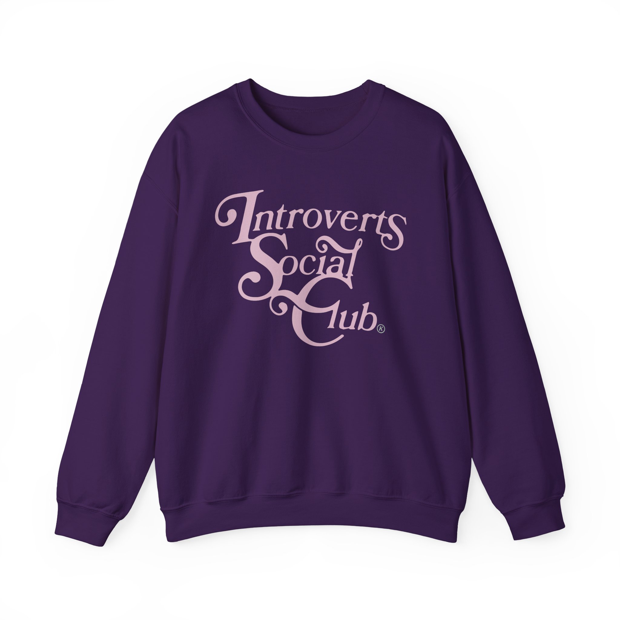 Kallmekris Introverts Social Club Unisex Heavy Blendâ„¢ Crewneck Sweatshirt
