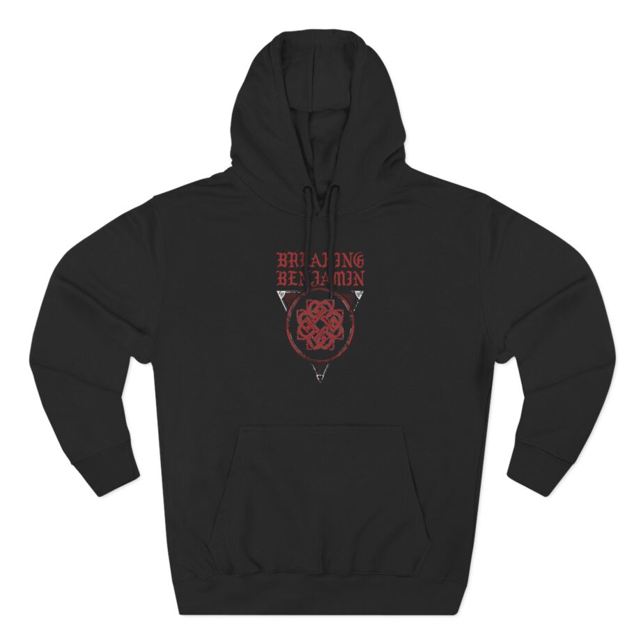 Breaking Benjamin Crest Three-Panel Fleece Hoodie