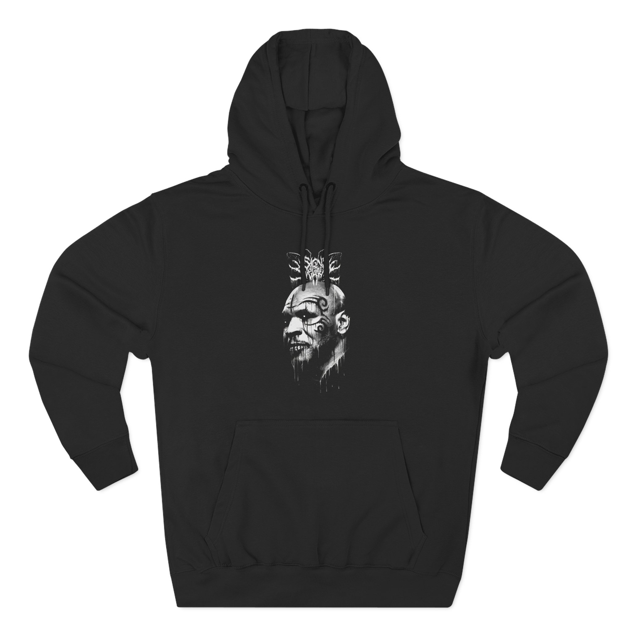 Signs of the Swarm Tyson Thigns Three-Panel Fleece Hoodie