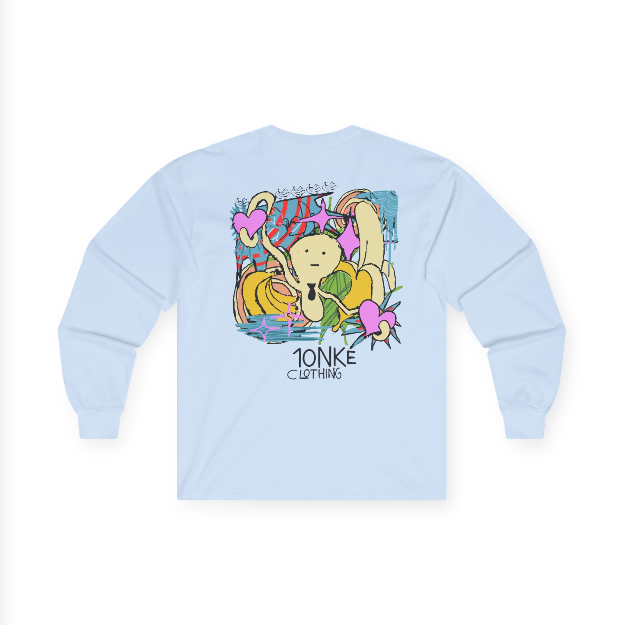 Spoonkid Basquiat Monke Unisex Ultra Cotton Long Sleeve Tee