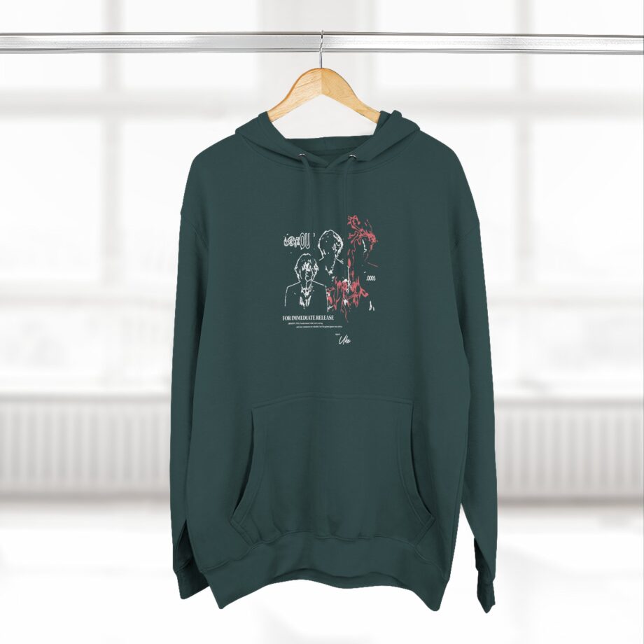 Boywithuke Burnout Three-panel Fleece Hoodie