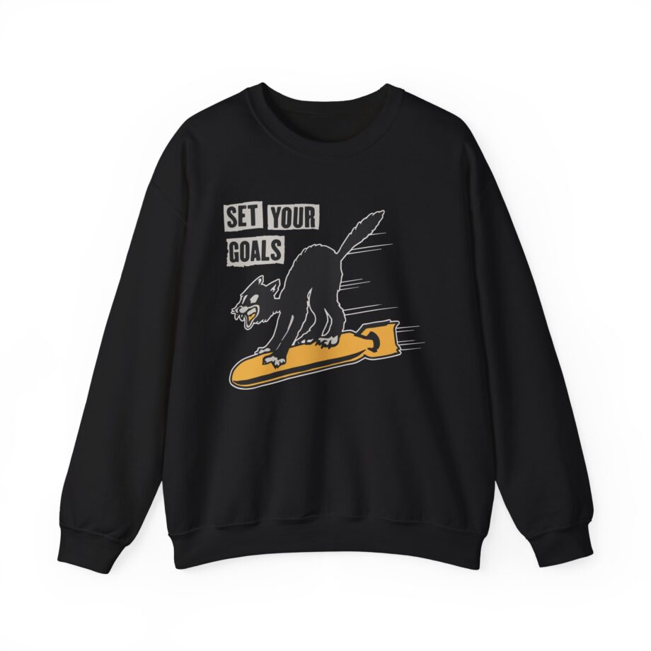 Set Your Goals Bomber Unisex Heavy Blend™ Crewneck Sweatshirt