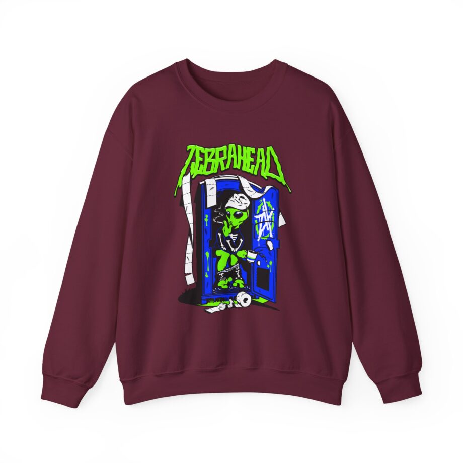 Zebrahead White ZH Coffee break Unisex Heavy Blend™ Crewneck Sweatshirt