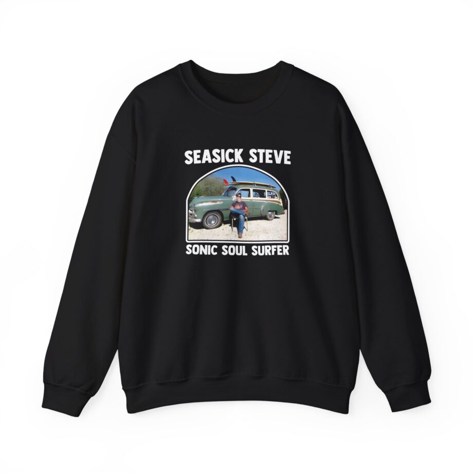 Seasick Steve Sonic Soul Surfer Unisex Heavy Blend™ Crewneck Sweatshirt