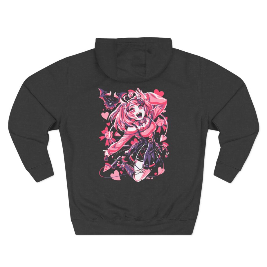 Anime Ironmouse Three-Panel Fleece Hoodie