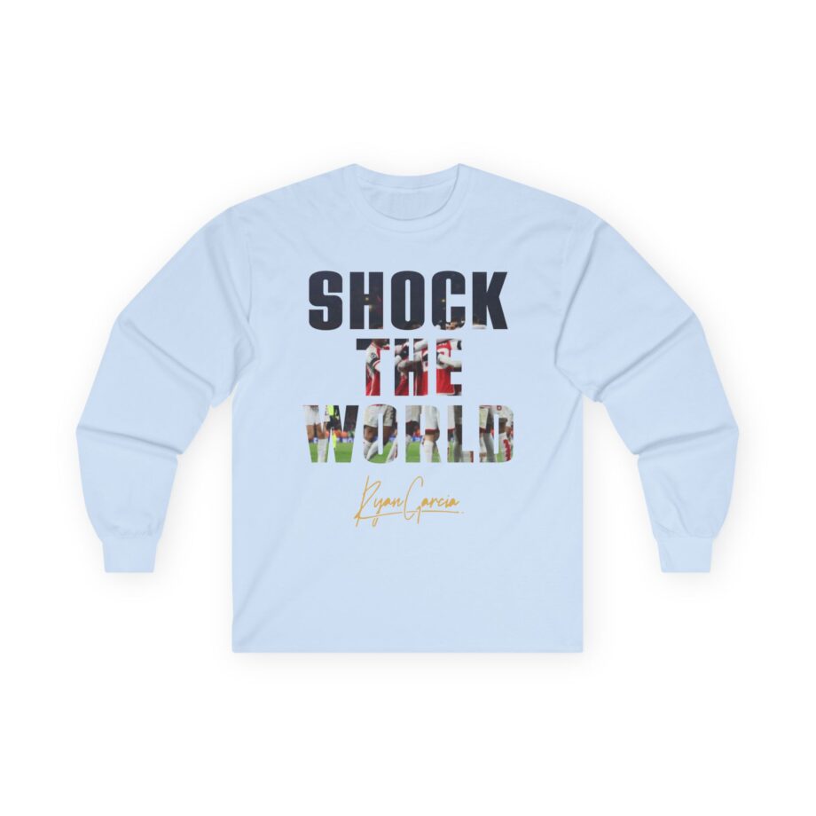 Ryan Garcia shock the world Unisex Ultra Cotton Long Sleeve Tee