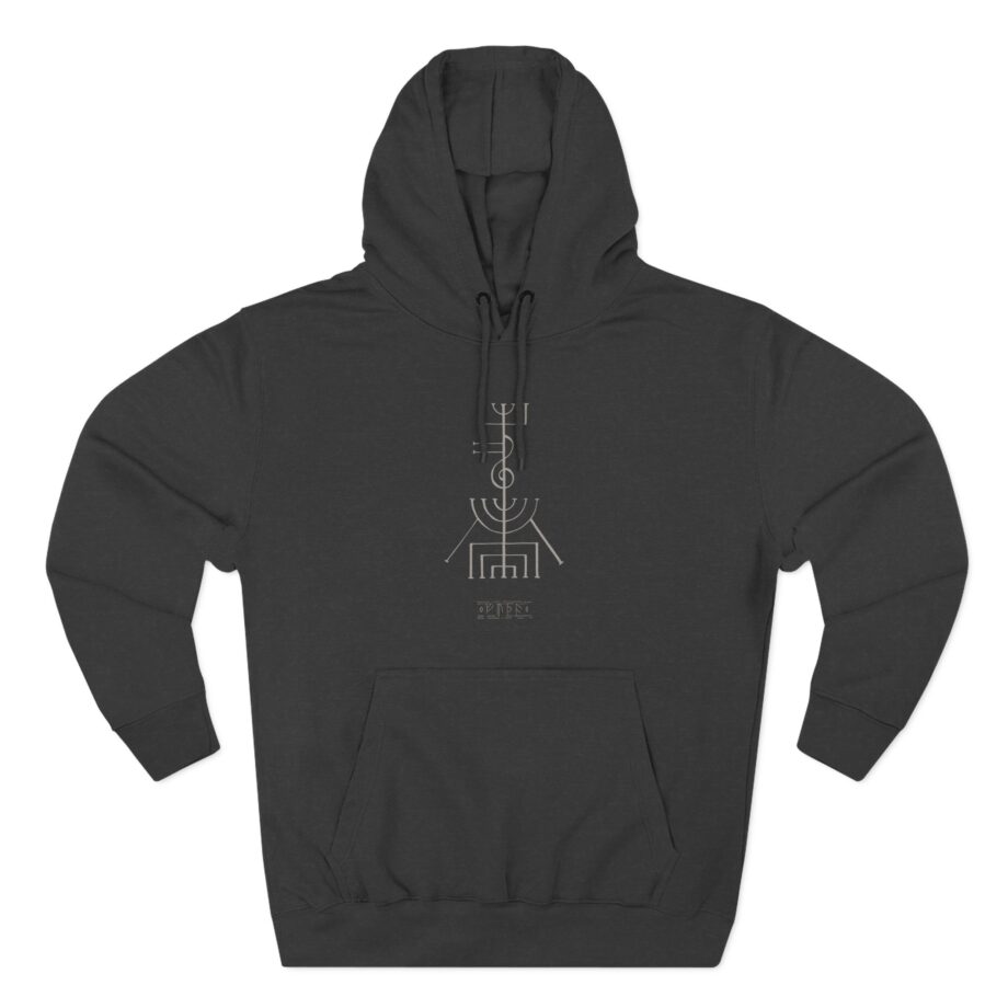 Heilung Futha Galdr Three-Panel Fleece Hoodie