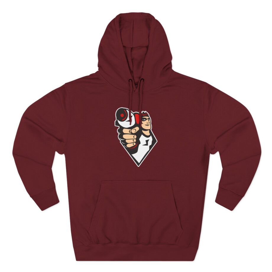 Lazarbeam Merch Three-Panel Fleece Hoodie