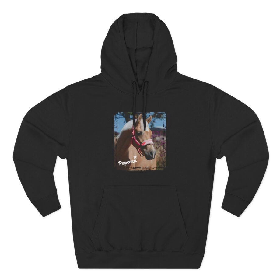 Harlow and Popcorn Three-Panel Fleece Hoodie