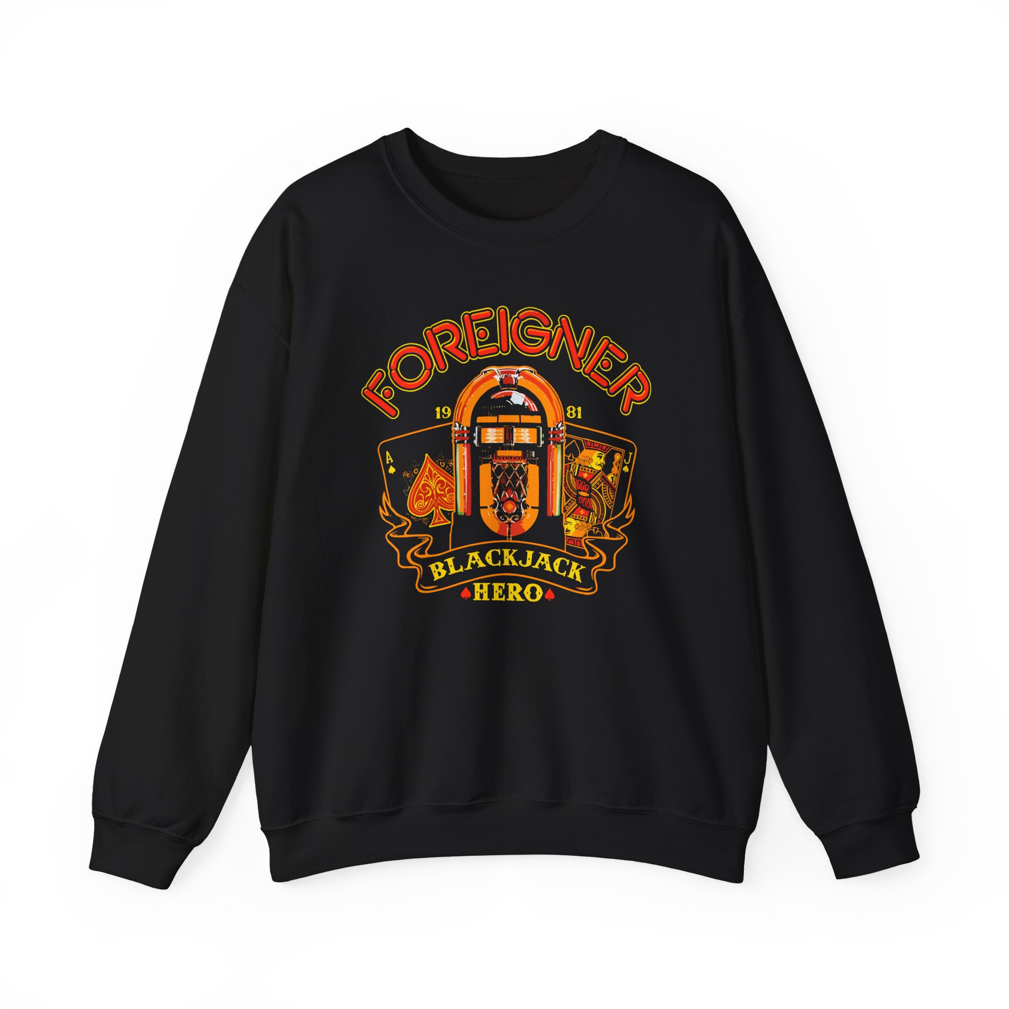 Foreigner Jack Hero Unisex Heavy Blendâ„¢ Crewneck Sweatshirt