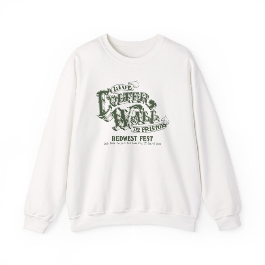 Colter Wall RedWest Fest Unisex Heavy Blend™ Crewneck Sweatshirt