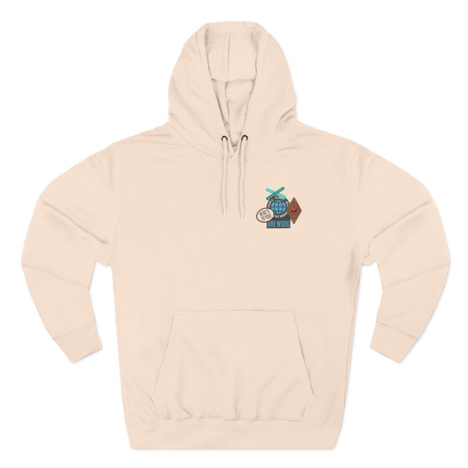 Brewdog Punk Sticker Three-Panel Fleece Hoodie