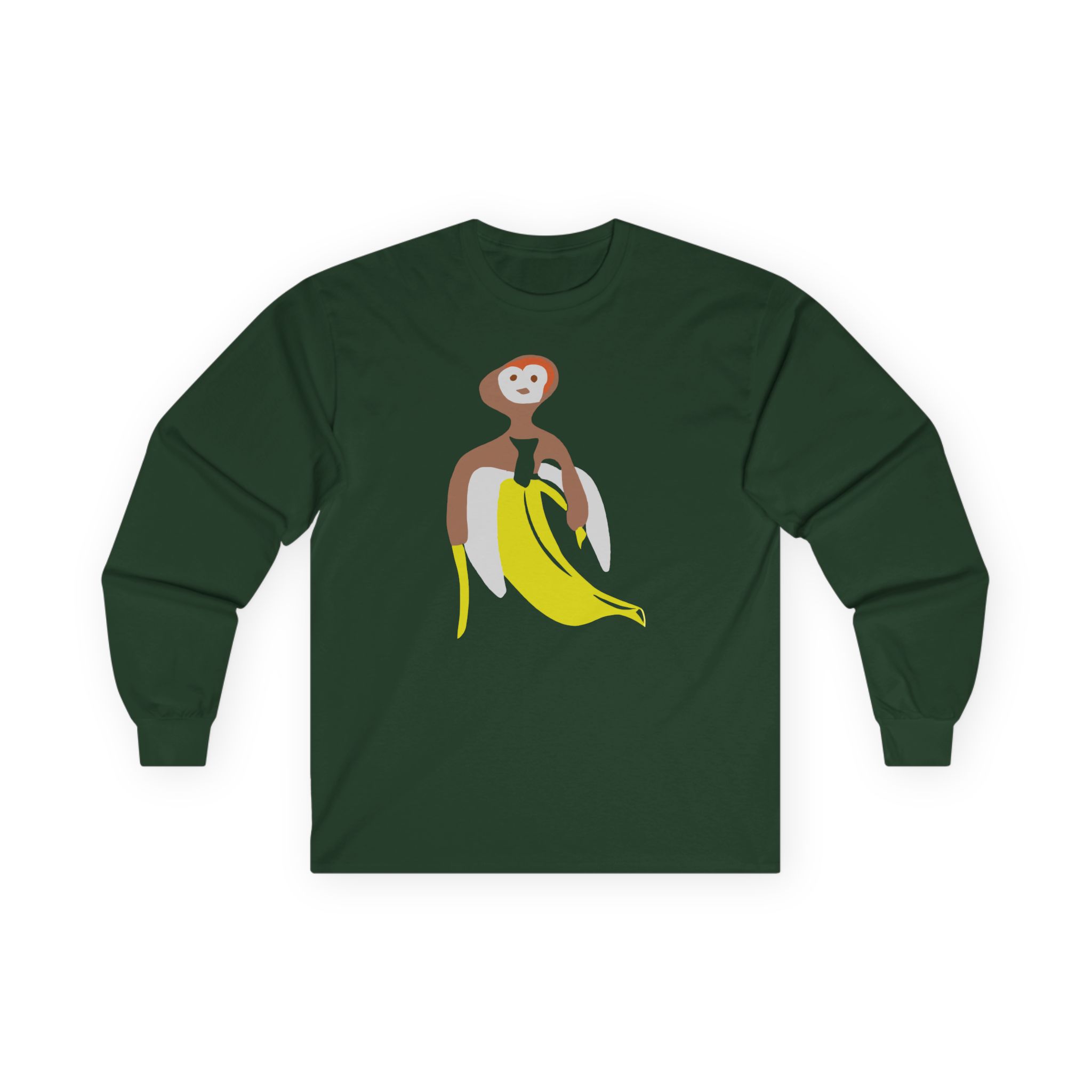Spoonkid Inspired Banana Unisex Ultra Cotton Long Sleeve Tee