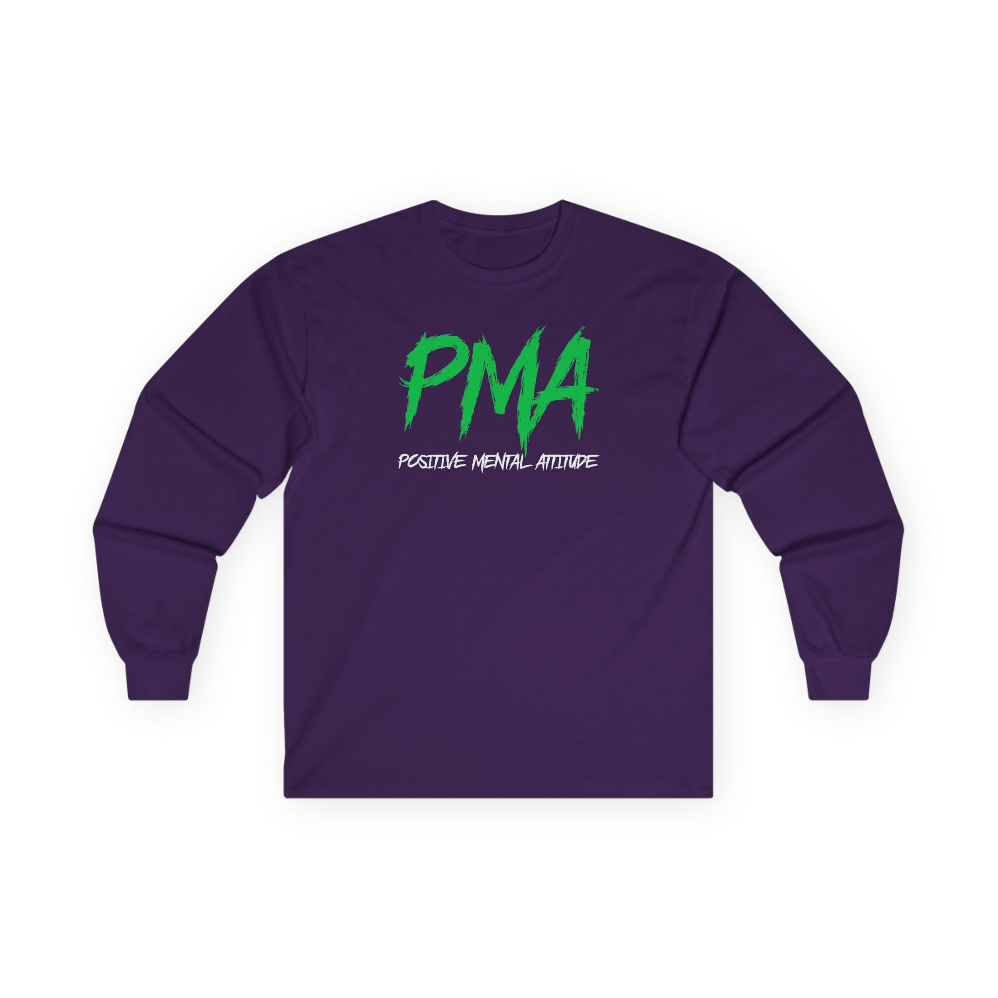 Pma Positive Mental Attitude Unisex Ultra Cotton Long Sleeve Tee