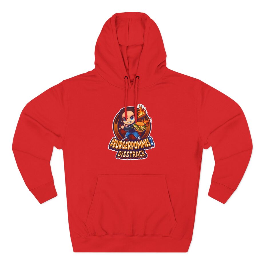 Burger Pommes Three-Panel Fleece Hoodie